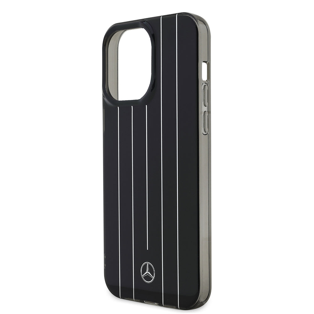 Apple iPhone 14 Pro Max Kılıf Mercedes Benz Orjinal Lisanslı New Urban 3 Sert PC Paralel Çizgi Desenli Kapak