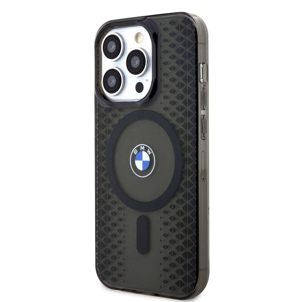 iPhone 15 Pro Uyumlu Kılıf Bmw Lisanslı Magsafe Kablosuz Şarj Özellikli Transparan Iml Signature