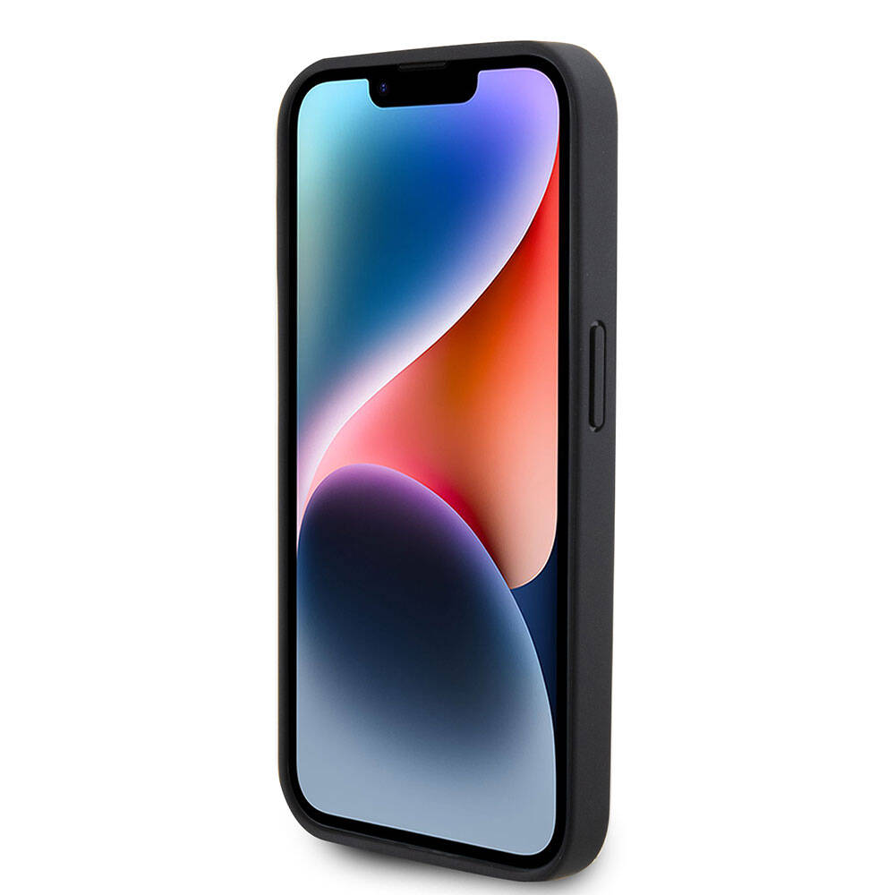 iPhone 15 Pro Uyumlu Kılıf Bmw Lisanslı Original Licensed Magsafe Kablosuz Şarj Özellikli Sıcak Damga Logolu Deri