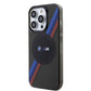 iPhone 15 Pro Max Uyumlu Kılıf Bmw Lisanslı Magsafe Kablosuz Şarj Özellikli Transparan Tricolor Stripes