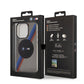 iPhone 15 Pro Max Uyumlu Kılıf Bmw Lisanslı Magsafe Kablosuz Şarj Özellikli Transparan Tricolor Stripes