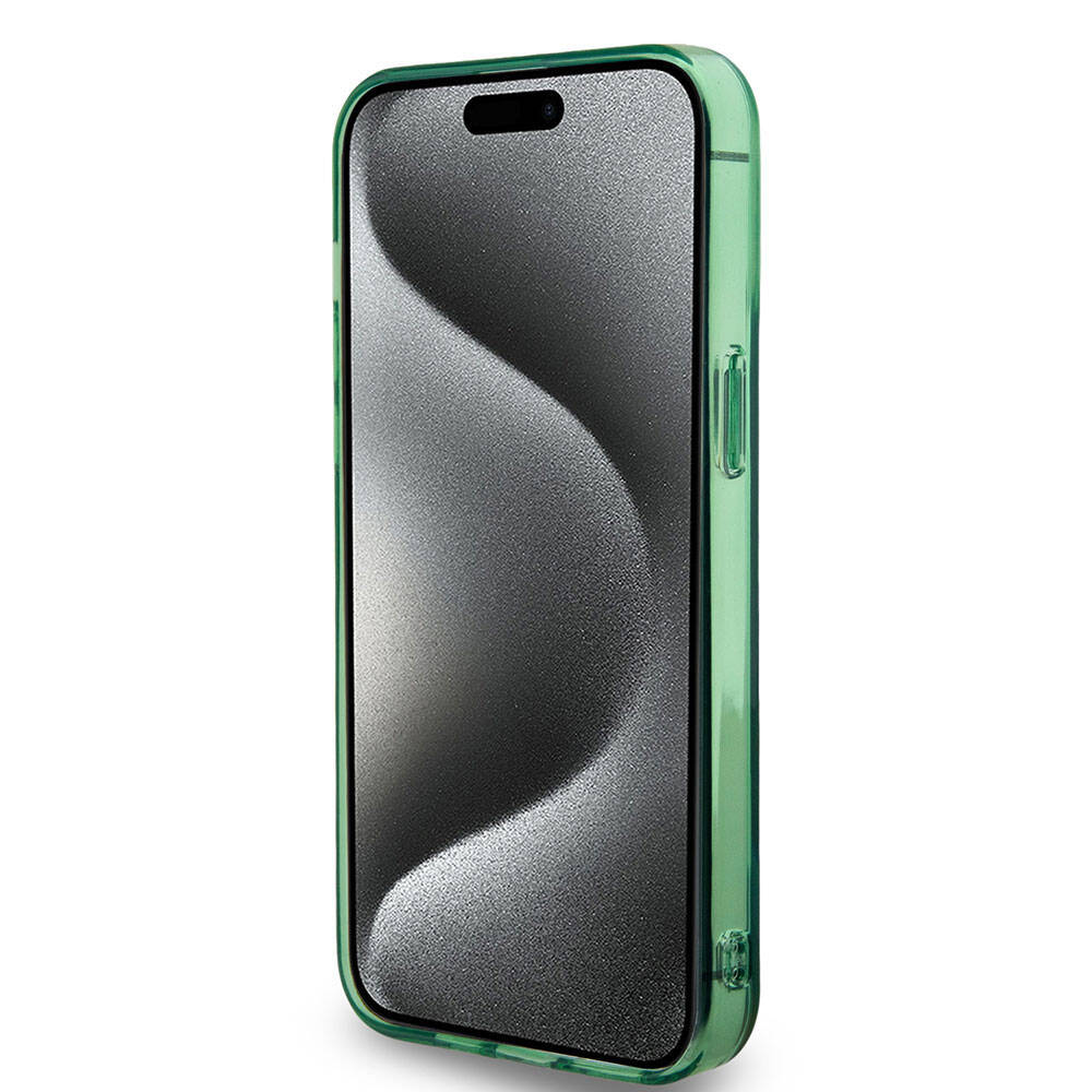 iPhone 15 Pro Max Uyumlu Kılıf Bmw Lisanslı Magsafe Kablosuz Şarj Özellikli Transparan Tricolor Stripes