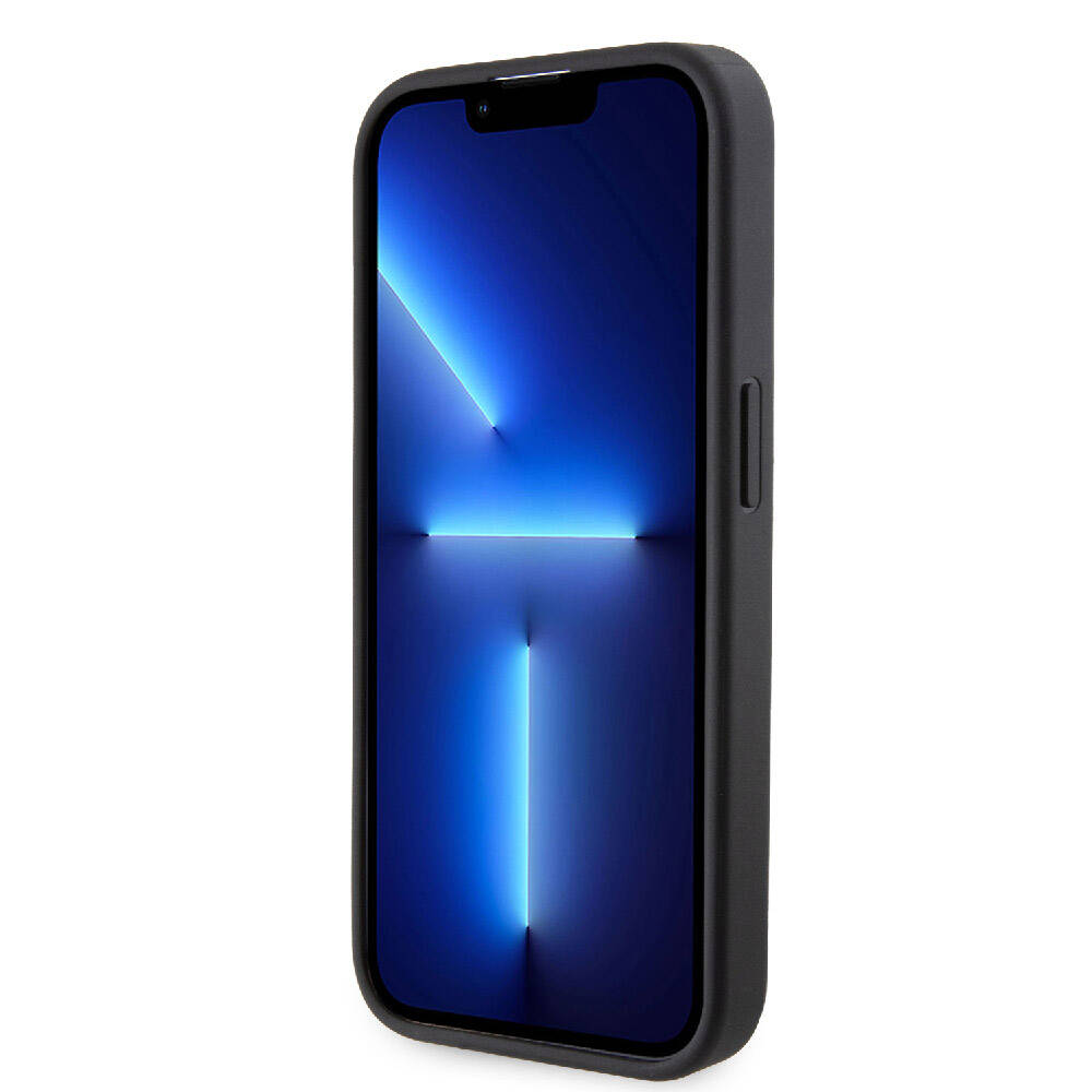 iPhone 15 Pro Max Uyumlu Kılıf Bmw Lisanslı M Şerit ve Logolu Standlı
