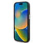 iPhone 16 Pro Kılıf BMW Orjinal Lisanslı Tam Sarılmış Kevlar Tasarımlı Metal Logo Suni Deri