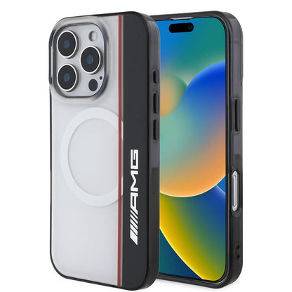 iPhone 16 Pro Max Uyumlu Kılıf Lisanslı Magsafe Kablosuz Şarj Özellikli IML Baskı Logolu Çift Katmanlı Bow Lines