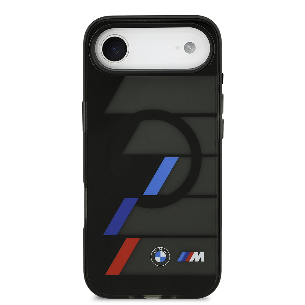 Apple iPhone 17 Air Kılıf BMW Orjinal Lisanslı M-safe Şarj Özellikli IML Baskılı Üç Renkli M Dizayn Kapak