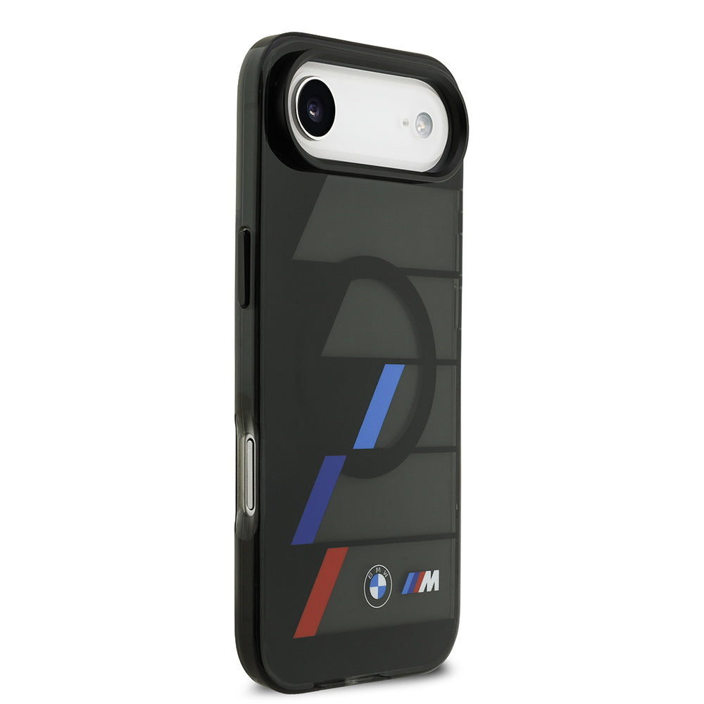 Apple iPhone 17 Air Kılıf BMW Orjinal Lisanslı M-safe Şarj Özellikli IML Baskılı Üç Renkli M Dizayn Kapak