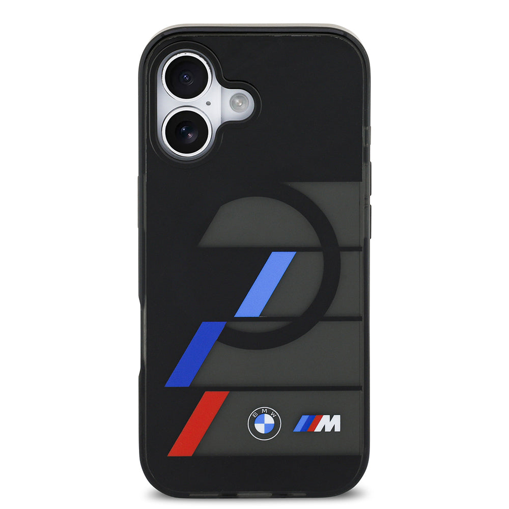 Apple iPhone 17 Kılıf BMW Orjinal Lisanslı M-safe Şarj Özellikli IML Baskılı Üç Renkli M Dizayn Kapak