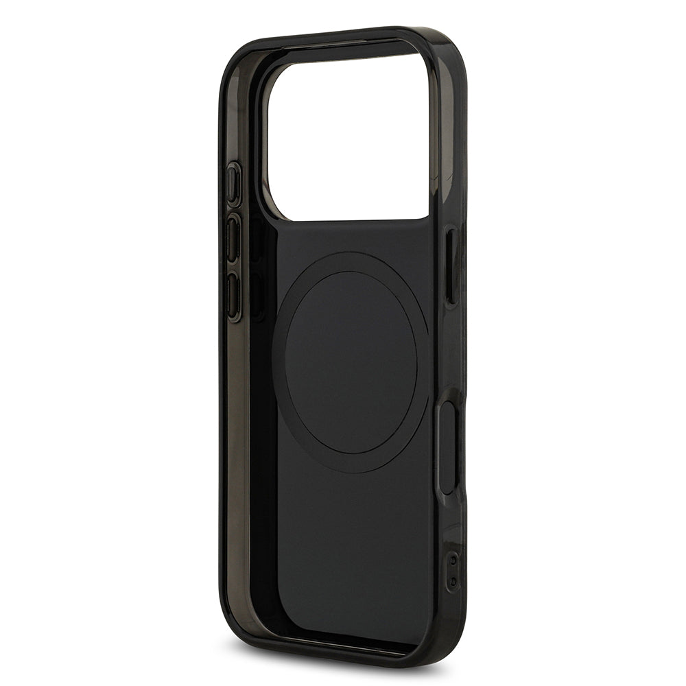 Apple iPhone 17 Pro Kılıf AMG Orjinal Lisanslı M-safe Şarj Özellikli Çift Katmanlı Kırmızı Çapraz Çizgili Kapak