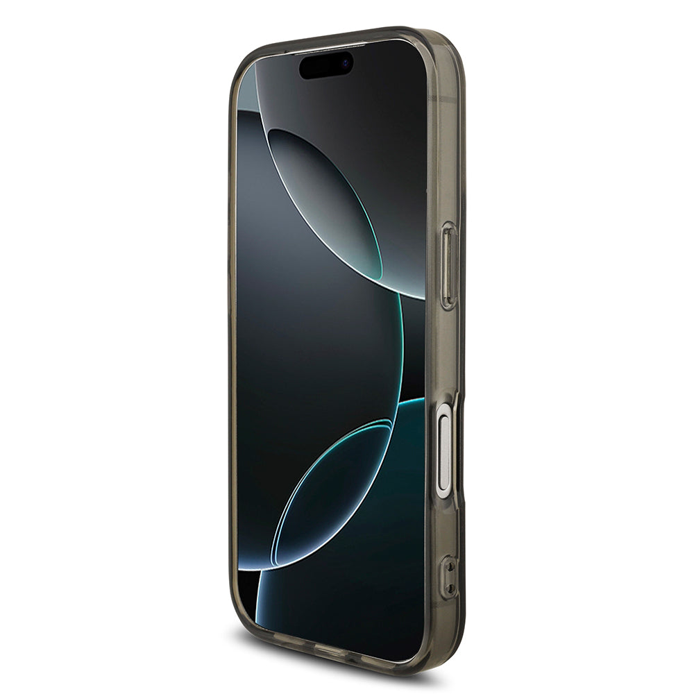 Apple iPhone 17 Pro Max Kılıf AMG Orjinal Lisanslı M-safe Şarj Özellikli IML Baskı Logolu Çift Katmanlı Bow Lines Kapak