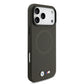 Apple iPhone 17 Pro Max Kılıf BMW Orjinal Lisanslı M-safe Şarj Özellikli Metal Logolu Delikli M Dizayn Deri Kapak