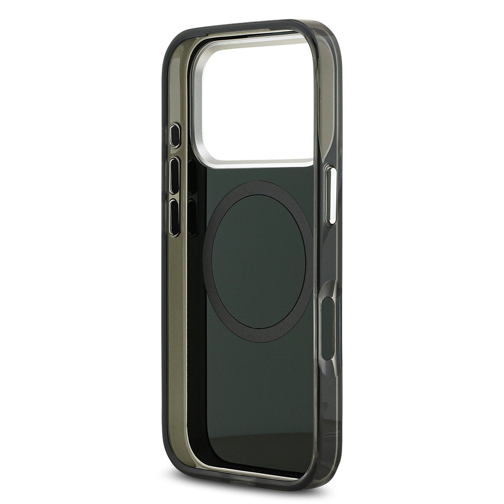 Apple iPhone 17 Pro Max Kılıf Mercedes Benz Orjinal Lisanslı M-safe Şarj Özellikli Çift Katmanlı PC Nostaljik Yıldız Dizayn Kapak