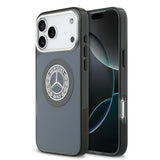 Apple iPhone 17 Pro Max Kılıf Mercedes Benz Orjinal Lisanslı M-safe Şarj Özellikli Çift Katmanlı PC Nostaljik Yıldız Dizayn Kapak