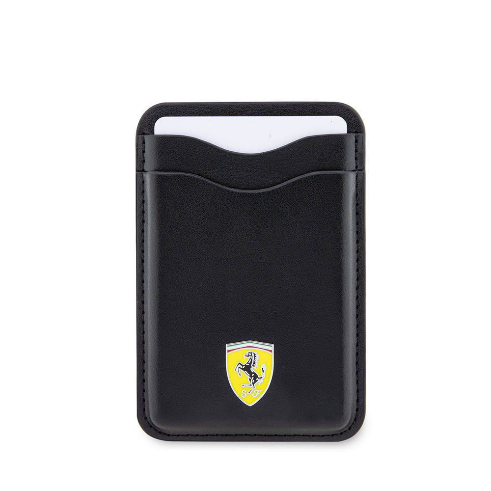 Ferrari Lisanslı Magnetik Metal Logolu PU Deri Kartlık